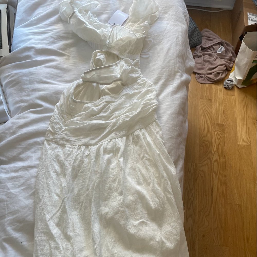 Suboo Alva Rouched Cut Out Maxi Dress